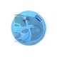 FUNDA MANDO FIJO SMART AZUL CLARO  3 BOTONES