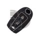 FUNDA MANDO AUDI NEGRO 3 BOTONES