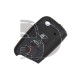 FUNDA MANDO VW-SEAT-SKODA NEGRO 3 BOTONES