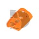 FUNDA MANDO VW-SEAT-SKODA NARANJA 3 BOTONES