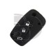 FUNDA MANDO  FIAT/PSA NEGRO 3 BOTONES