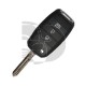 CARCASA MANDO PLEG KIA 3 BOTONES HYN14R