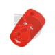 FUNDA MANDO OPEL ROJO 2 BOTONES