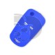 FUNDA MANDO PLEG OPEL AZUL OSCURO 2 BOTONES