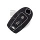 FUNDA MANDO AUDI NEGRO 3 BOTONES